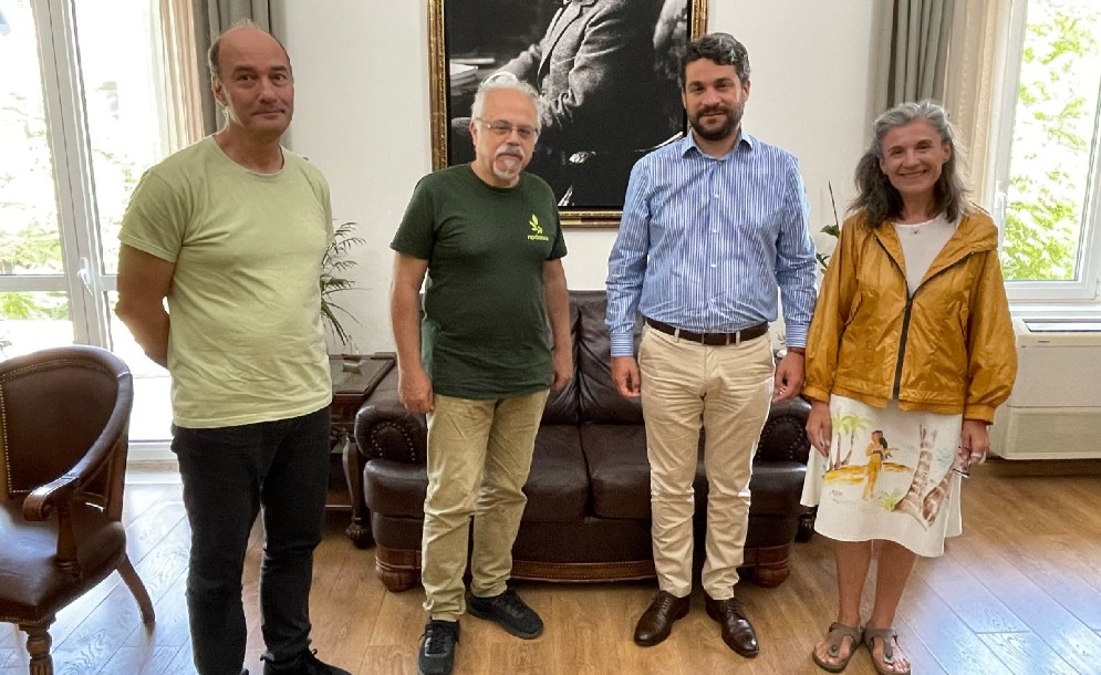 Στον Δήμαρχο Χανίων οι συνεκπρόσωποι του νέου κόμματος Πρασίνων Ελλάδος