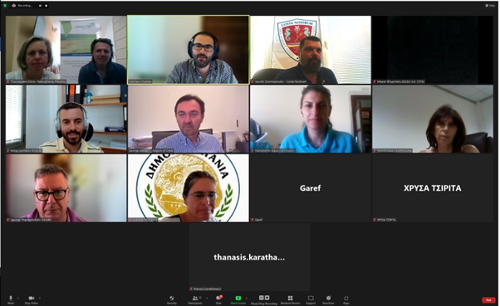 Διαδικτυακή συνάντηση για το ευρωπαϊκό έργο Cap on Litter