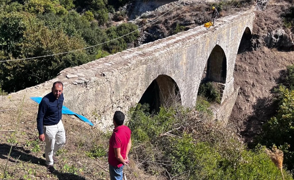 Προπαρασκευαστικές εργασίες για την συντήρηση και ανάδειξη του Υδραγωγείου Μοροζίνι