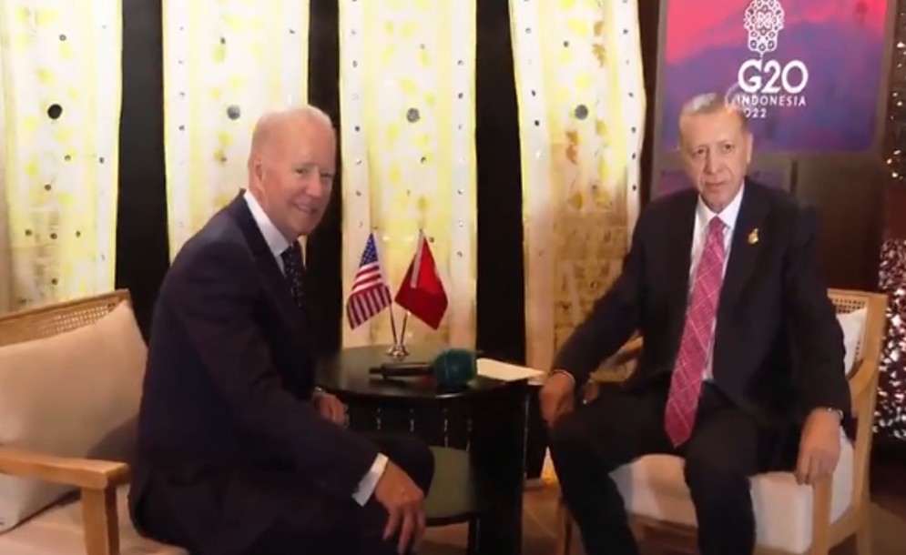 G20: Συνάντηση Ερντογάν – Μπάιντεν
