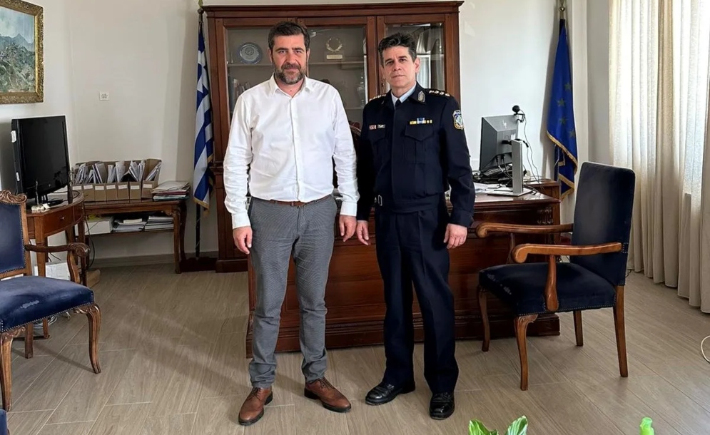 Συνάντηση Αντιπεριφερειάρχη Λασιθίου με το νέο Αστυνομικό Διευθυντή Λασιθίου