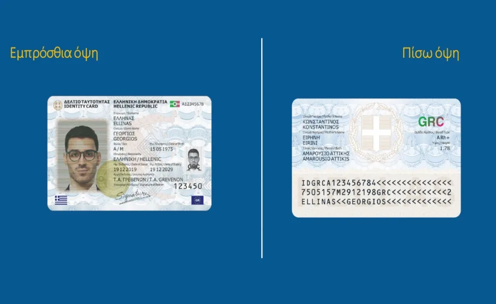 Νέες ταυτότητες-Ελλάδα