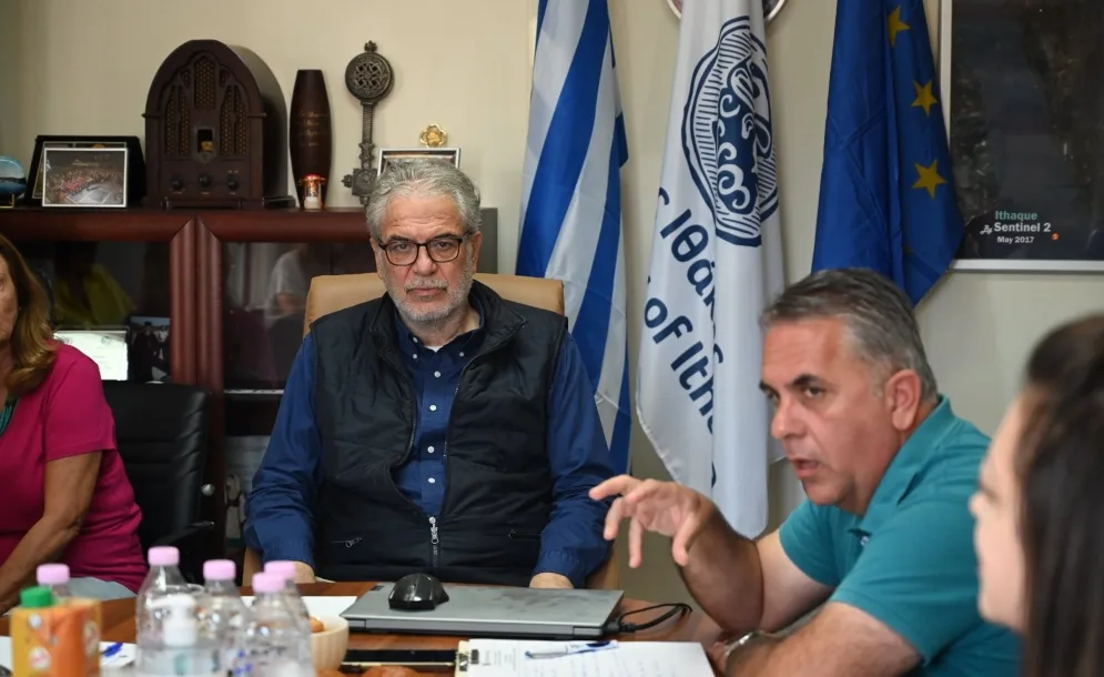 Στην Ιθάκη ο Χρ. Στυλιανίδης - Σύσκεψη με τοπικούς φορείς του νησιού