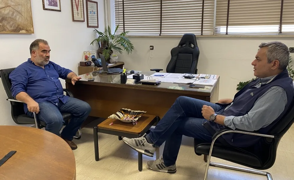 Συνάντηση του Χάρη Μαμουλάκη με τον Πρόεδρο της ΕΑΣΗ Σταύρο Γαβαλά