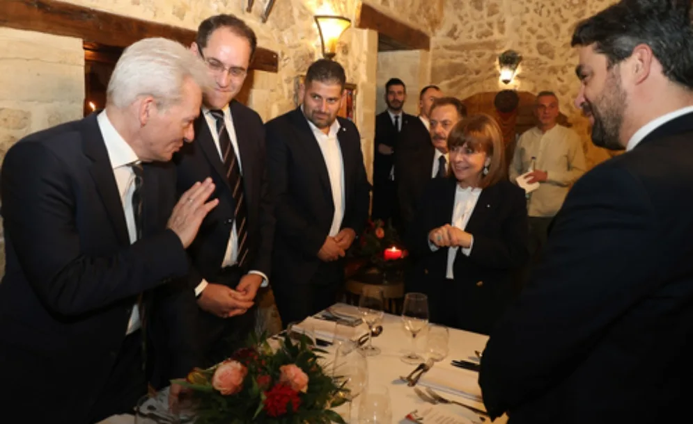 Με την Πρόεδρο της Δημοκρατίας ο Δήμαρχος Ηρακλείου Αλέξης Καλοκαιρινός