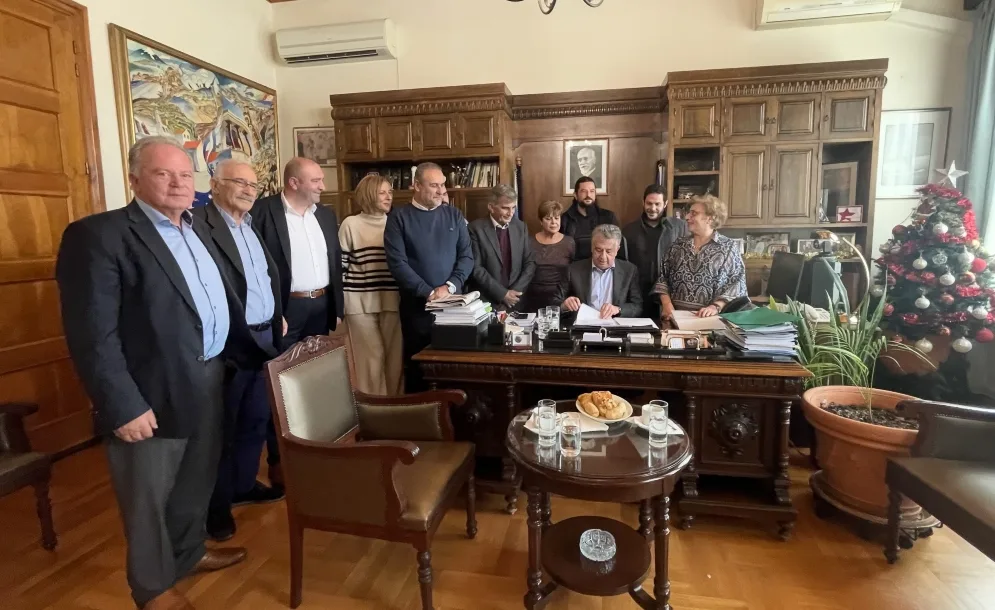 Υπογράφηκε από τον Περιφερειάρχη Κρήτης ο Αμαριώτικος δρόμος