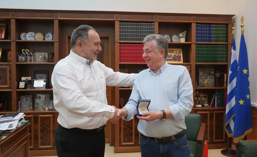 Συνάντηση Περιφερειάρχη Κρήτης με τον Πρόεδρο της ΠΕΔ Κρήτης