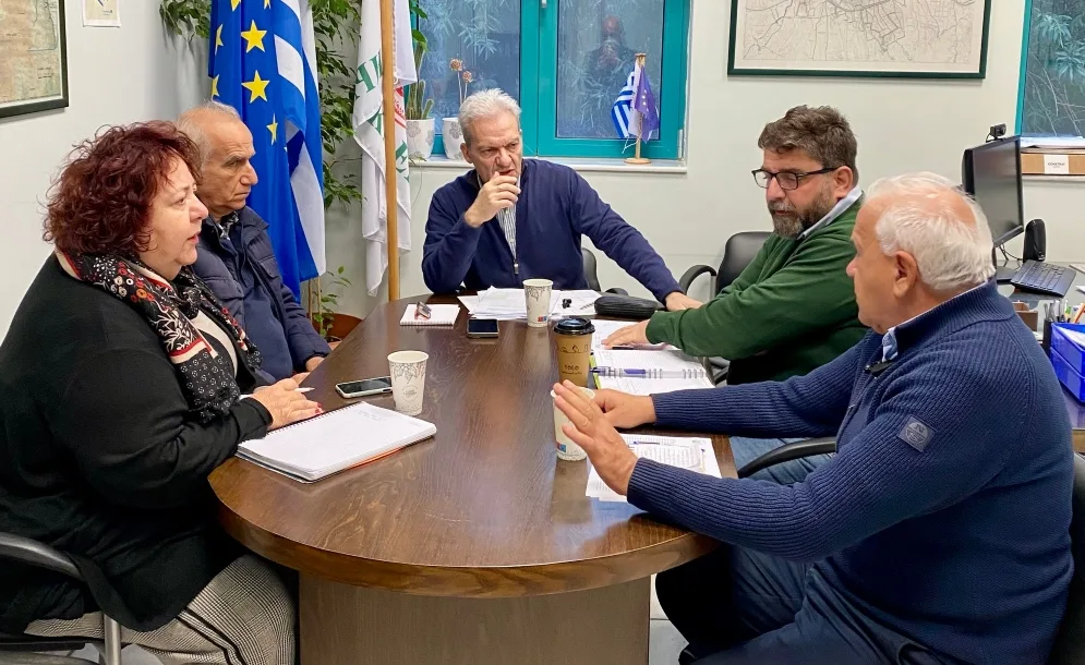 Προβληματισμός για την χαμηλή στάθμη του Αποσελέμη - Συνάντηση Δημάρχου με τον Πρόεδρο της ΔΕΥΑΗ