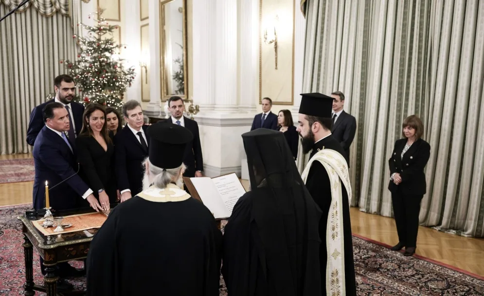 Ορκίστηκαν οι νέοι υπουργοί μετά τον μίνι ανασχηματισμό 