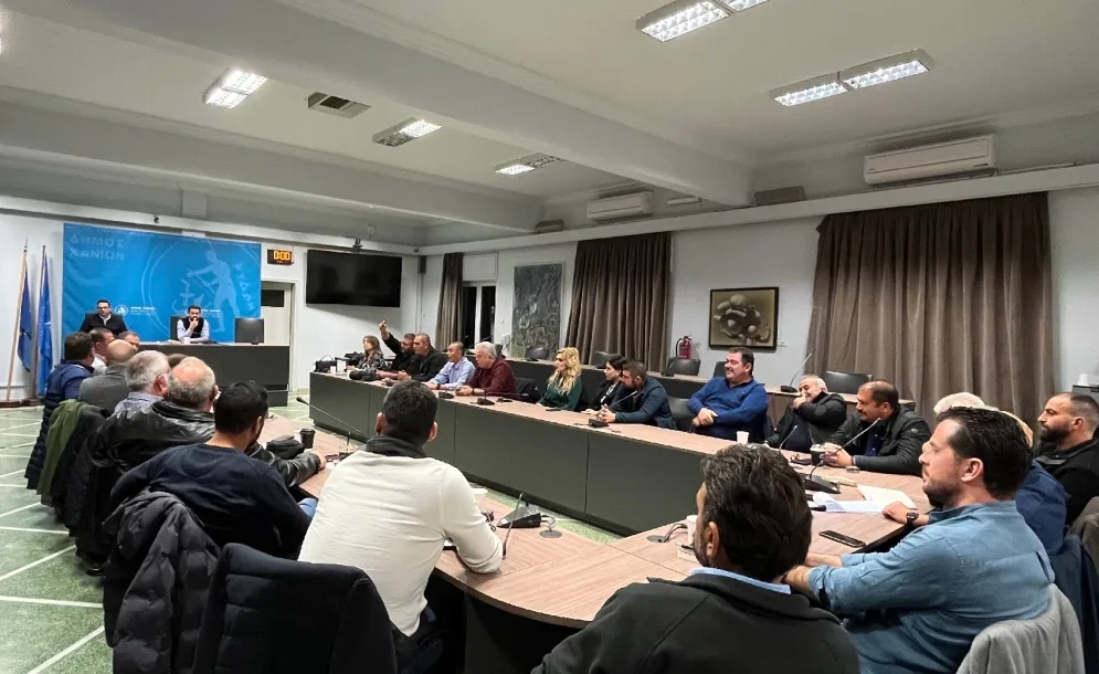 Συνάντηση Δημάρχου Χανίων με τους νέους Προέδρους των Συμβουλίων των Δημοτικών Κοινοτήτων