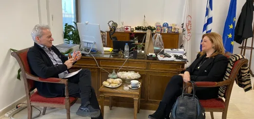 Συνάντηση Αλέξη Καλοκαιρινού - Μαρίας Καναβάκη