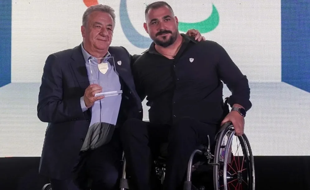 Τιμητικό Βραβείο στον Στ. Αρναουτάκη από την Ελληνική Παραολυμπιακή Επιτροπή