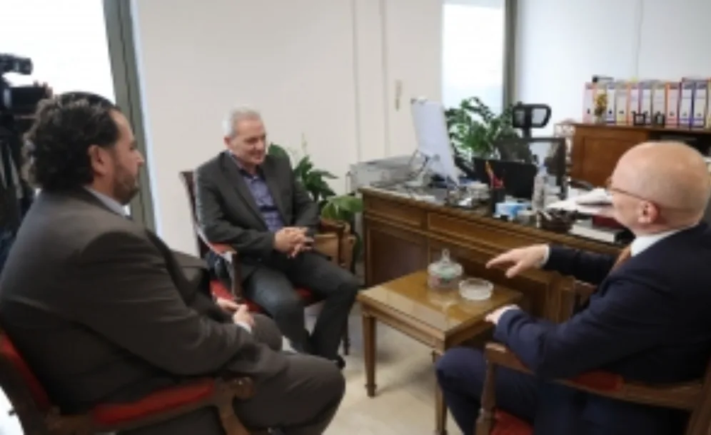 Συνάντηση του Δημάρχου Ηρακλείου με τον Πρέσβη της Γερμανίας στην Ελλάδα