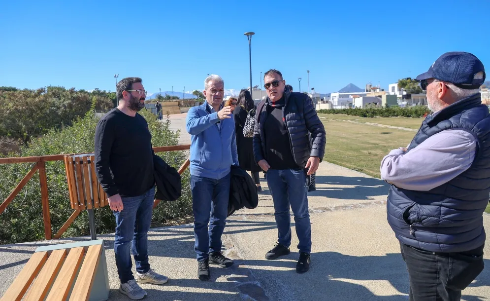 Νέα αυτοψία στο έργο αποκατάστασης της διαδρομής των Ενετικών Τειχών