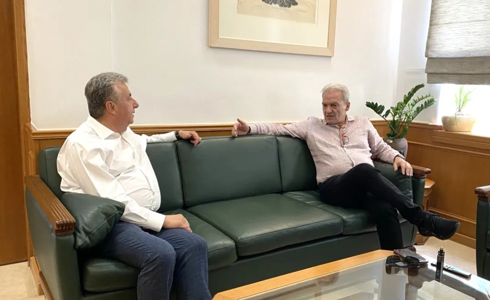 Συνάντηση Περιφερειάρχη Κρήτης με τον Δήμαρχο Ηρακλείου