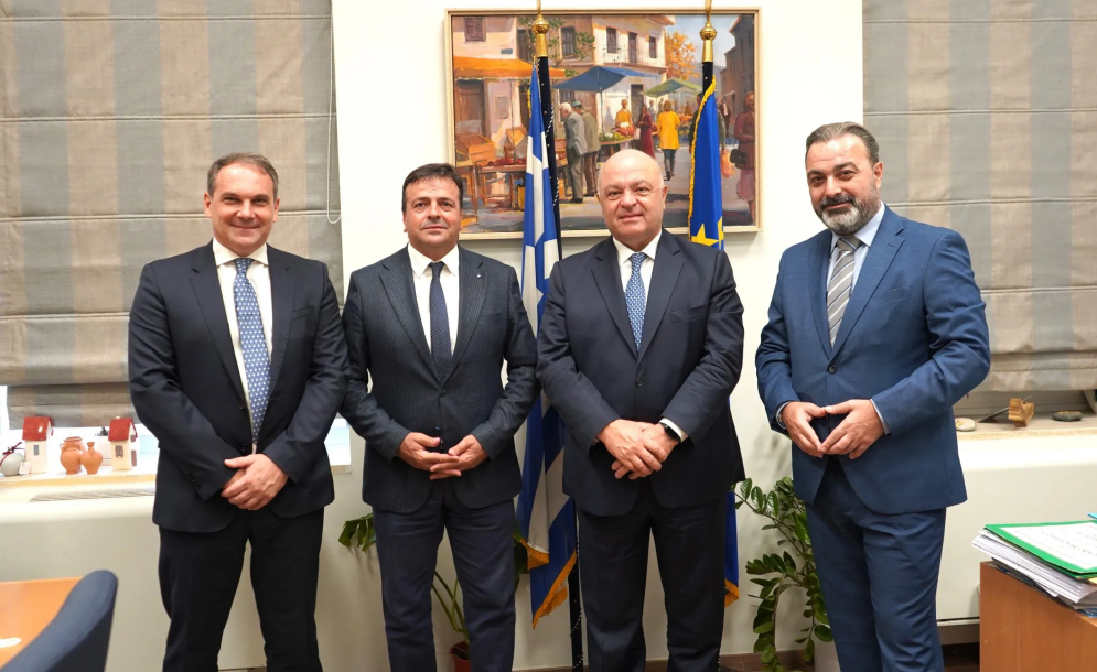 Επίσκεψη Προέδρου της EUROBANK στην Περιφέρεια Κρήτης