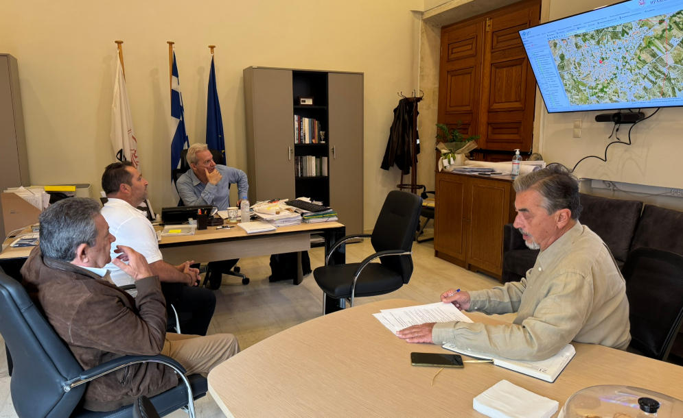 Συνεχίζονται οι συναντήσεις του Δημάρχου Ηρακλείου με τους Προέδρους των Τοπικών Κοινοτήτων