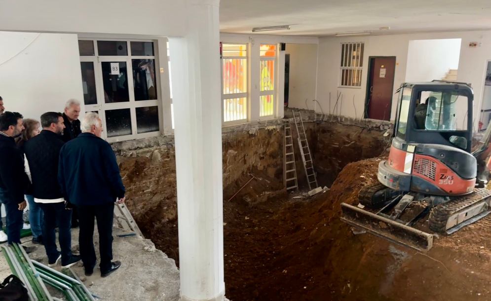 Αυτοψία στα έργα του Γυμνασίου Νέας Αλικαρνασσού από τον Αλέξη Καλοκαιρινό