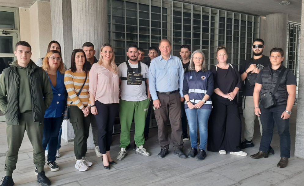 Οι σπουδαστές του 1ου ΔΙΕΚ Ηρακλείου στο Επιχειρησιακό Κέντρο Πολιτικής Προστασίας του Δήμου Ηρακλείου