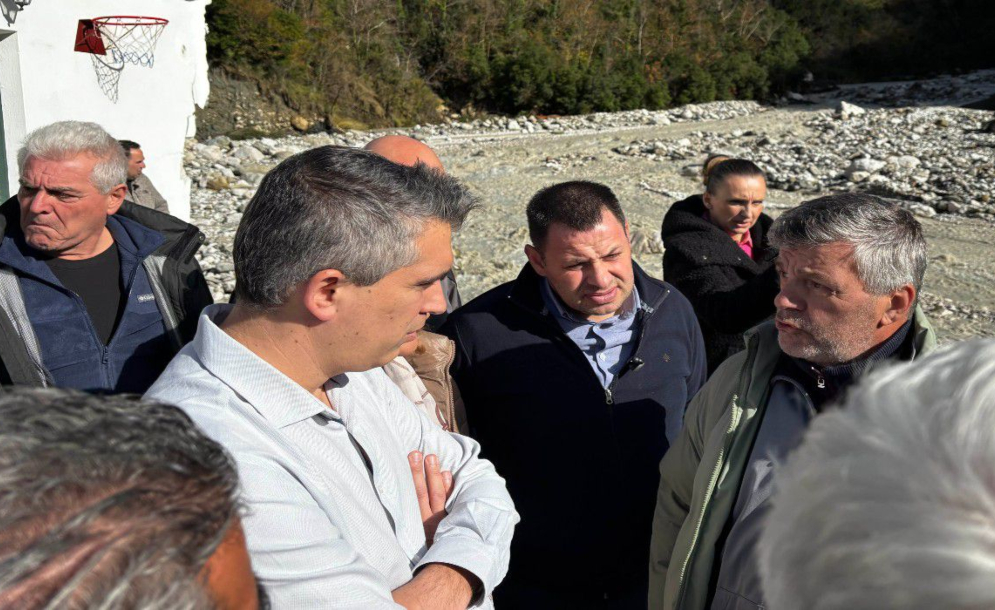 Αυτοψία του Υπουργού Υποδομών και Μεταφορών Χρίστου Δήμα στις πληγείσες από την κακοκαιρία περιοχές των Τζουμέρκων