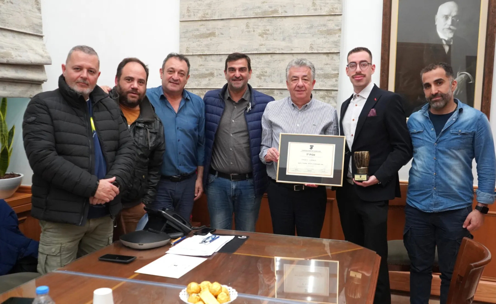 Στον Περιφερειάρχη Κρήτης ο βραβευμένος νέος Ευρωπαίος Σεφ για το 2025 Γ. Λιαπάκης